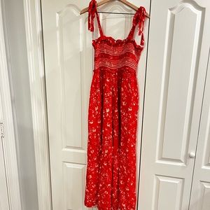 Free People Red Women’s Jumpsuit Size Medium